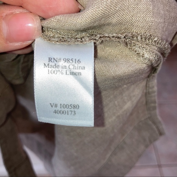 Coldwater Creek linen tunic - Picture 9 of 10